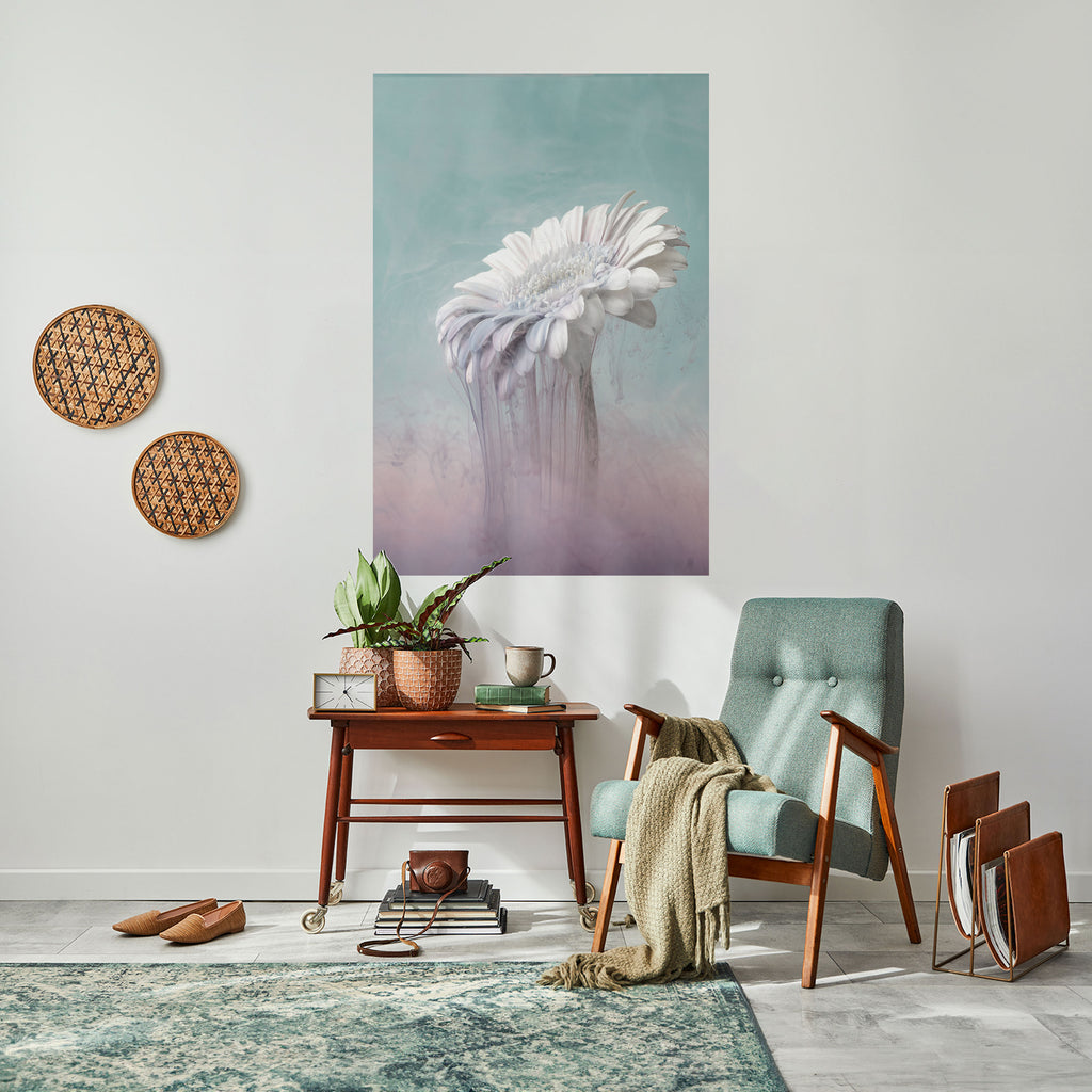 MELTING GERBERA Peel and Stick Vertical Poster