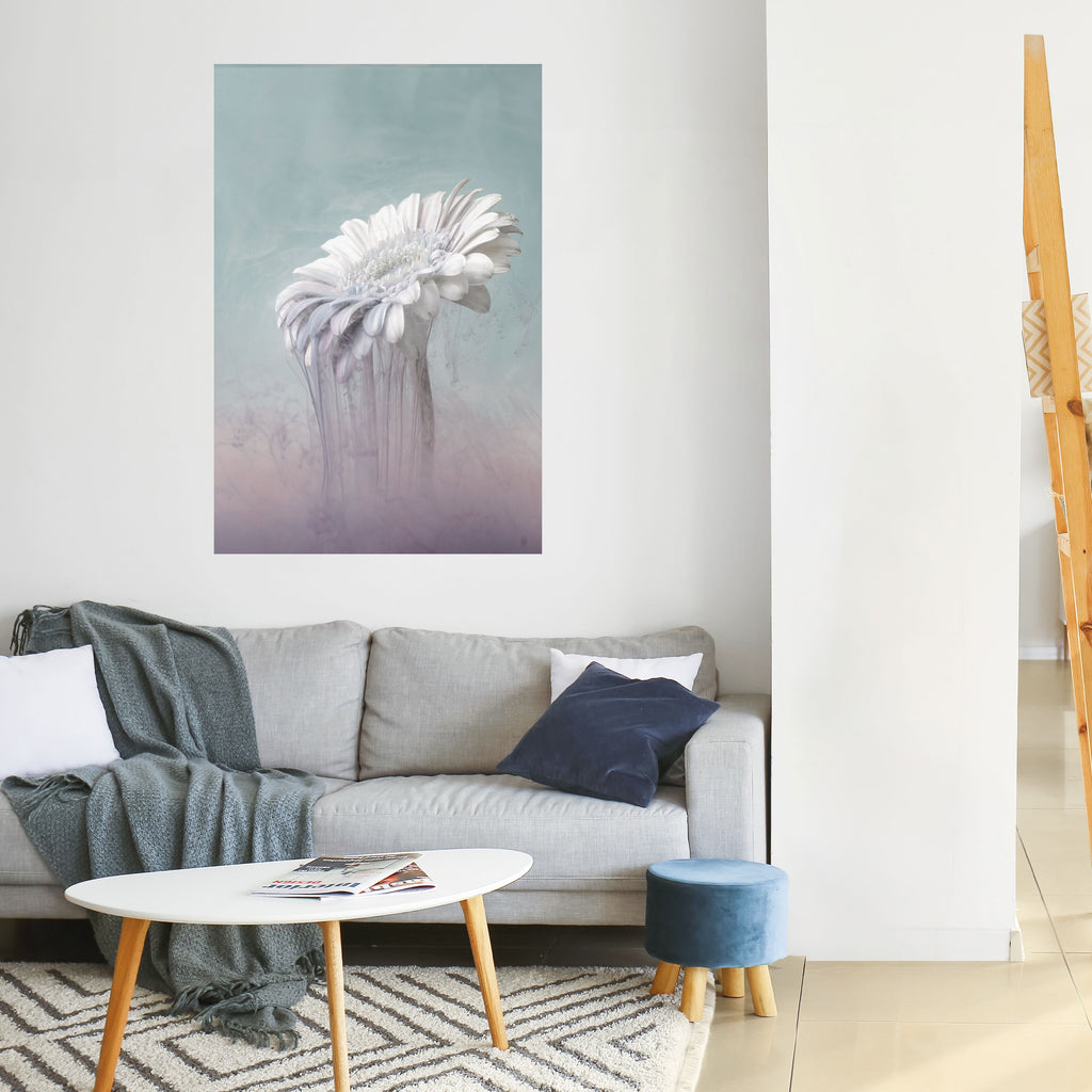 MELTING GERBERA Peel and Stick Vertical Poster