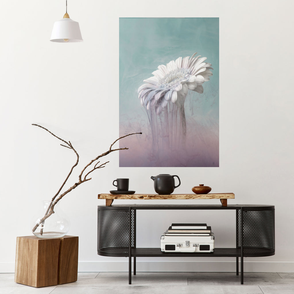 MELTING GERBERA Peel and Stick Vertical Poster