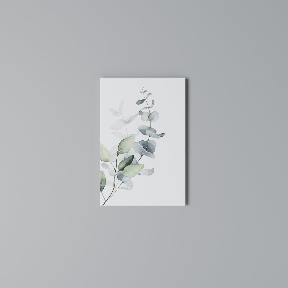 AQUA LEAF SYMPHONY Cuadro en lienzo vertical