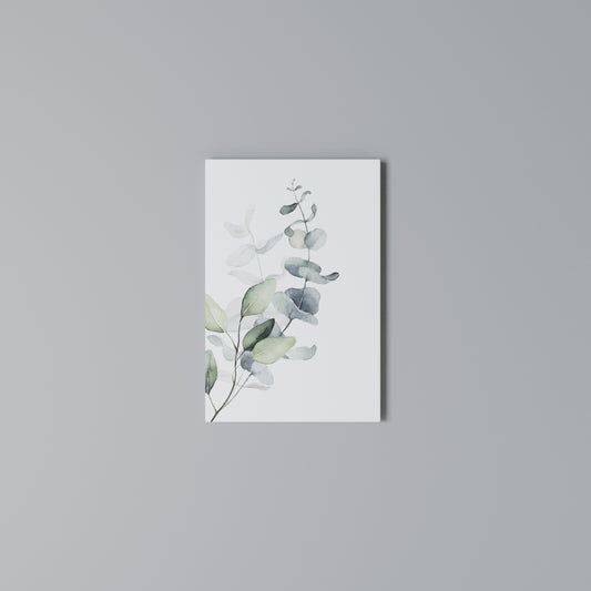 AQUA LEAF SYMPHONY Cuadro en lienzo vertical