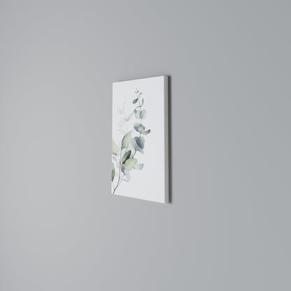 AQUA LEAF SYMPHONY Cuadro en lienzo vertical