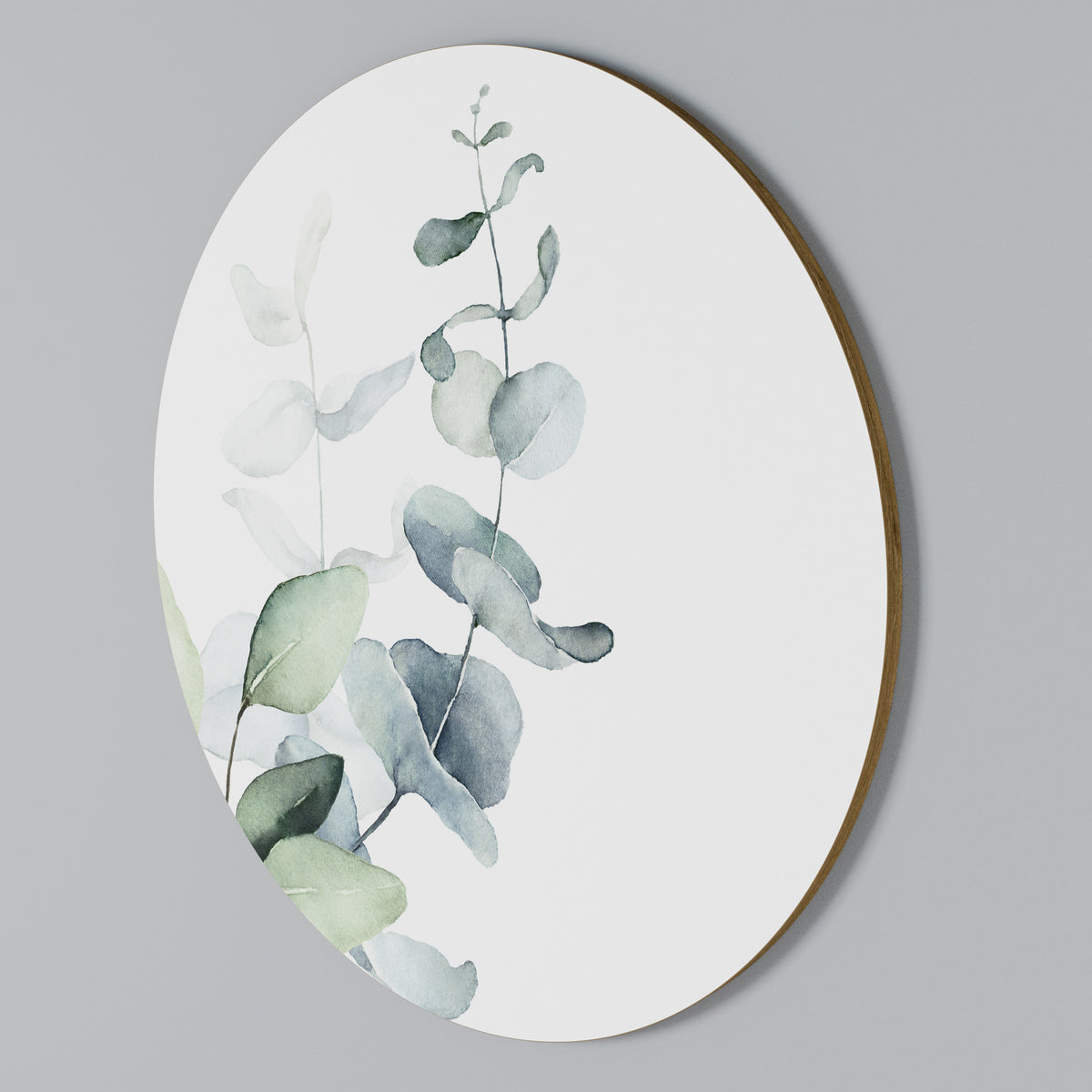 AQUA LEAF SYMPHONY Arte de pared redondo
