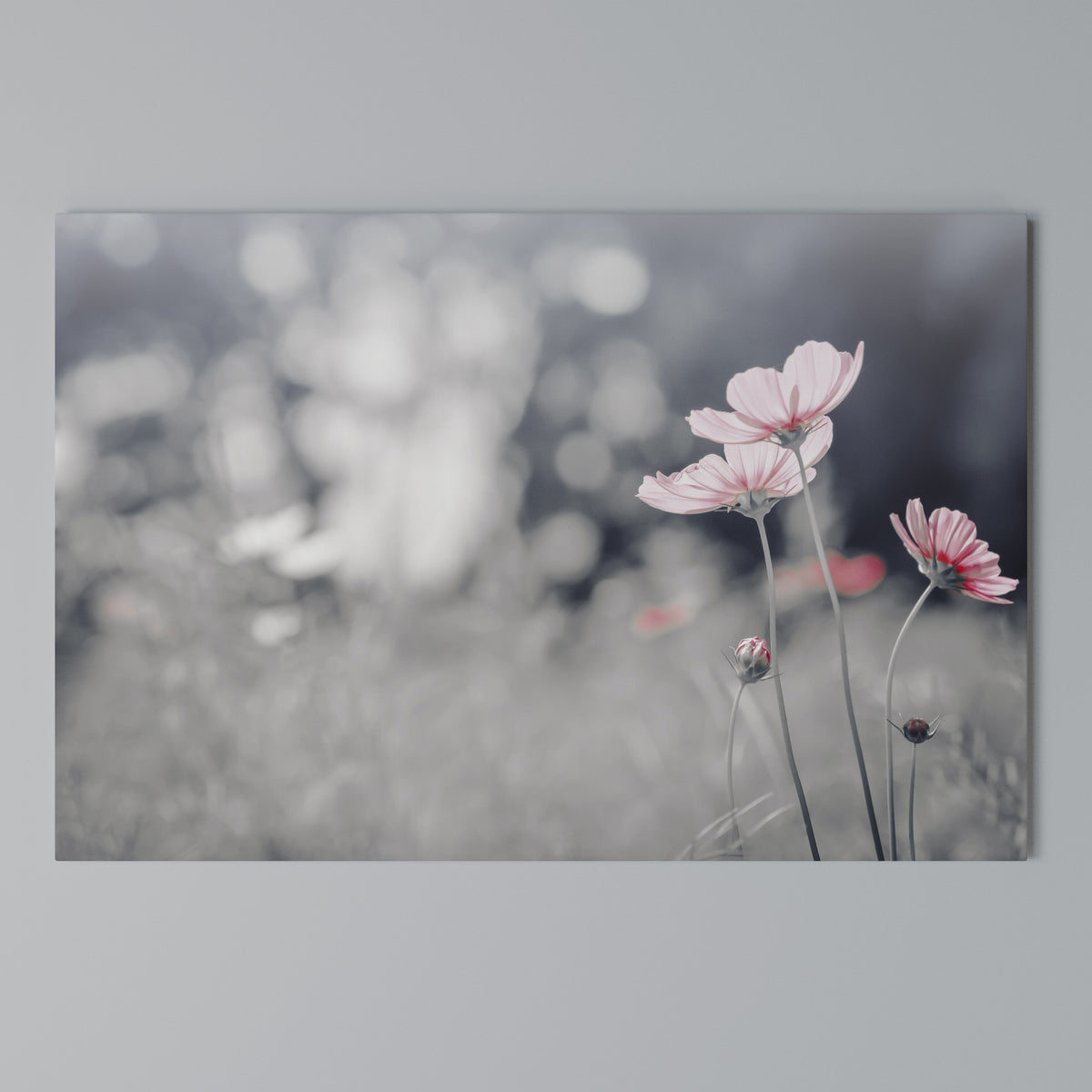 SUBTLE PETAL DANCE Cuadro en lienzo horizontal