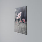 SUBTLE PETAL DANCE Cuadro en lienzo vertical
