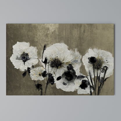 HARMONY IN WHITE Cuadro en lienzo horizontal