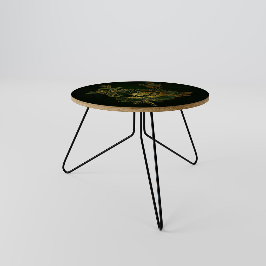 MIDNIGHT FLORAL GLIMMER Coffee Table 60