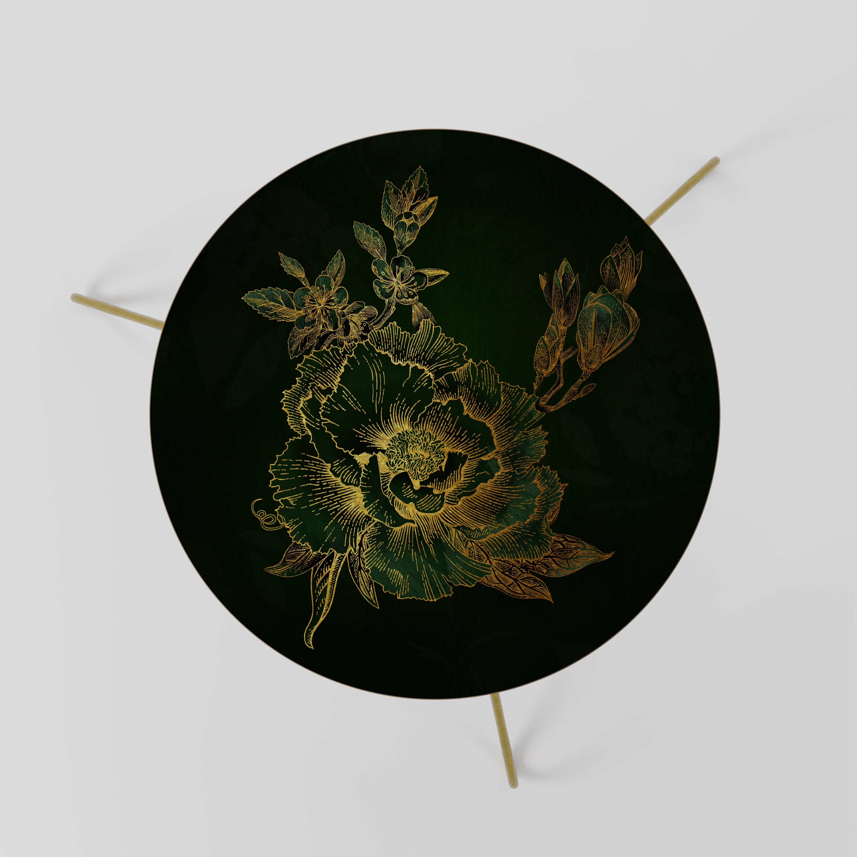 MIDNIGHT FLORAL GLIMMER Coffee Table 60