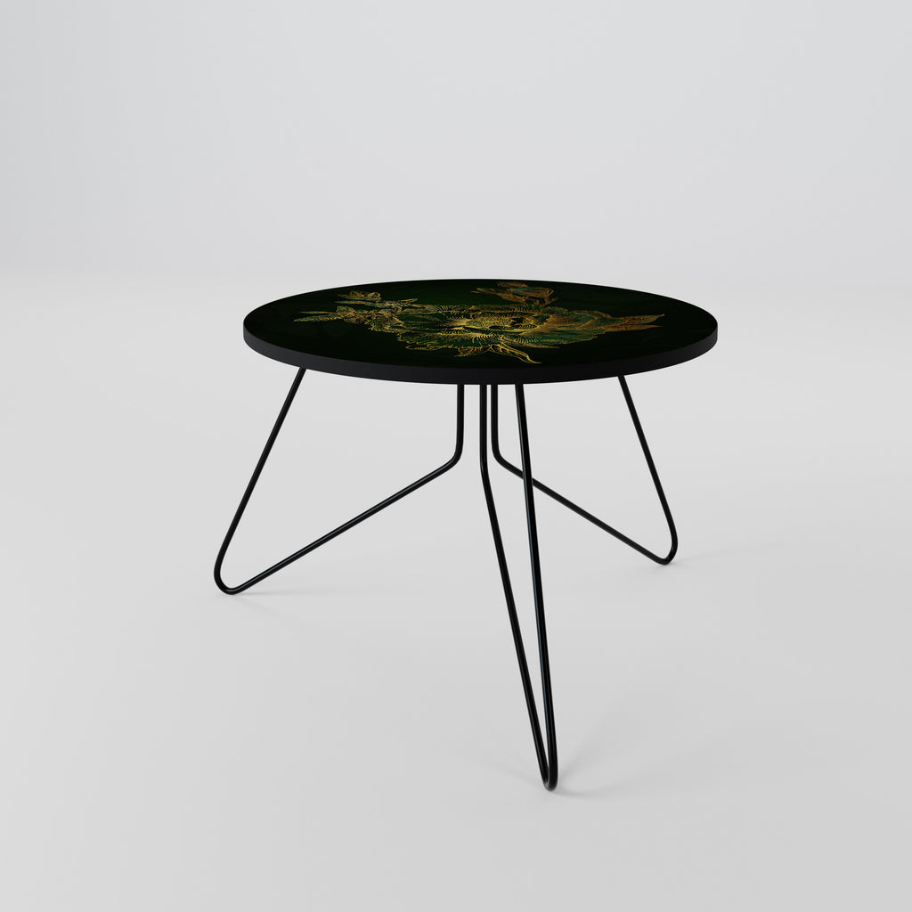 MIDNIGHT FLORAL GLIMMER Coffee Table 60