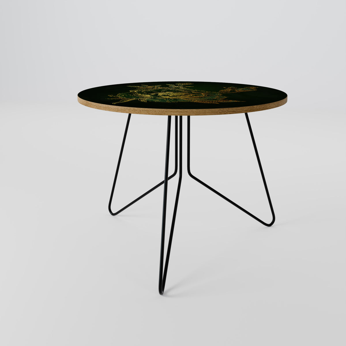 MIDNIGHT FLORAL GLIMMER Coffee Table