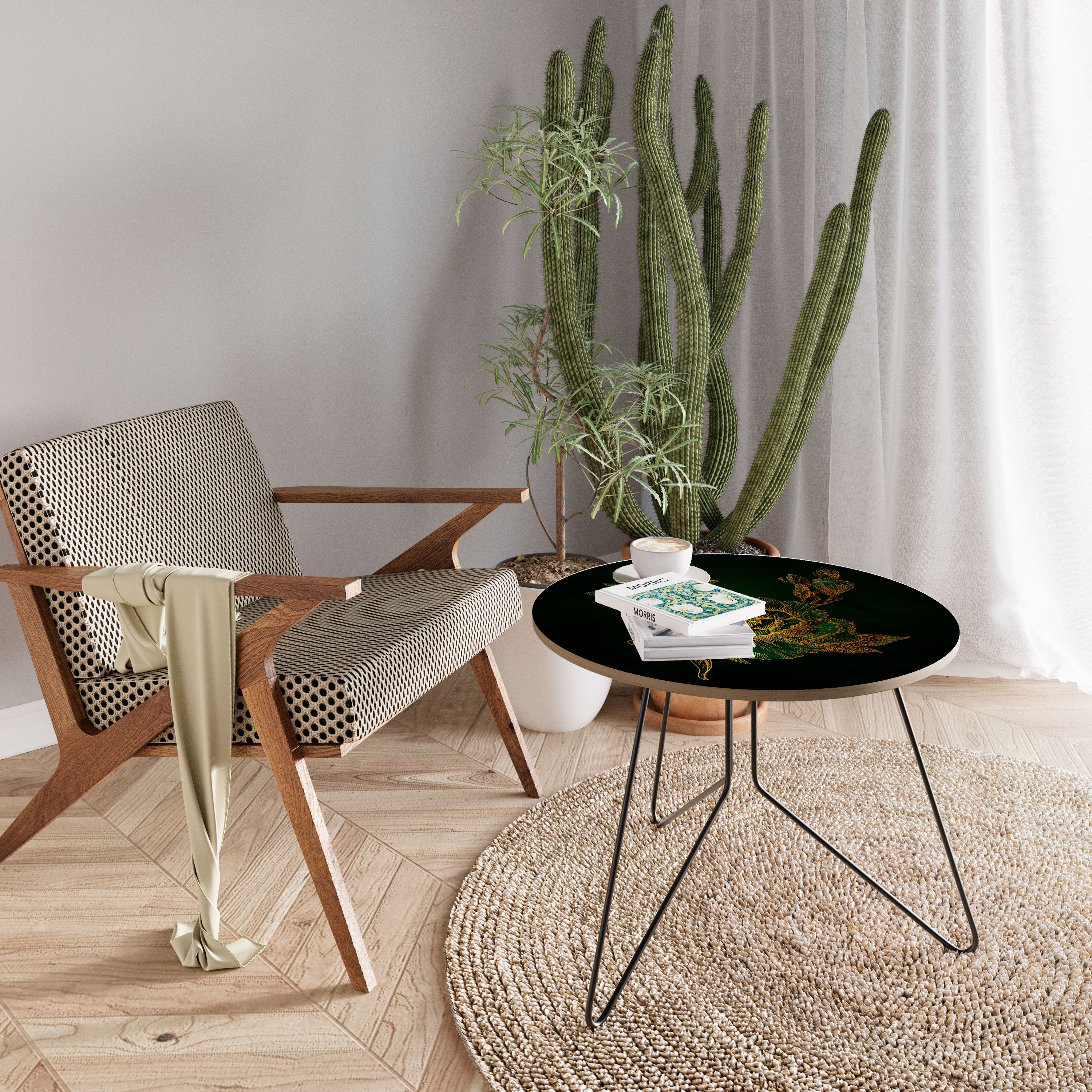 Mesa de centro MIDNIGHT FLORAL GLIMMER 69