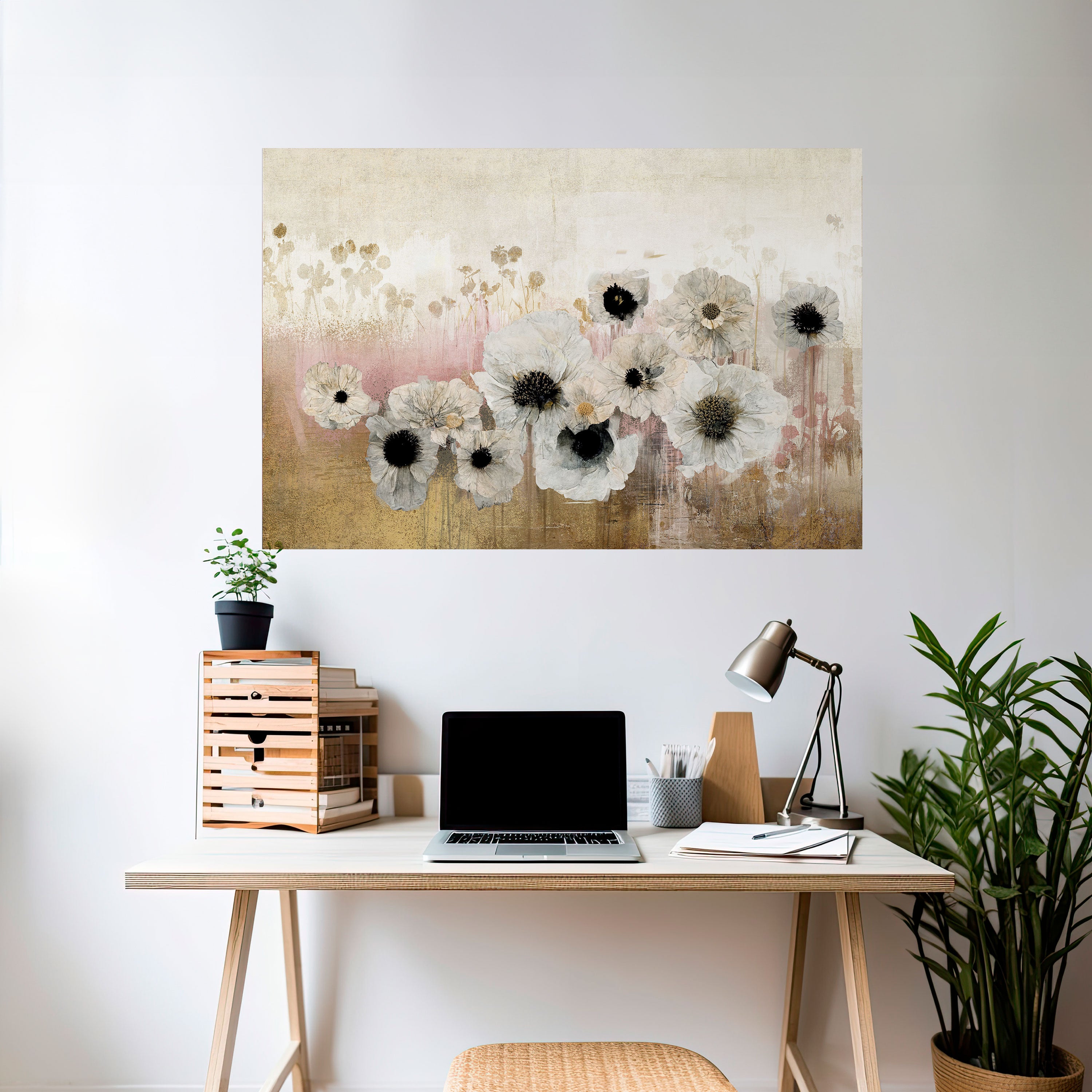 GENTLE VINTAGE HARMONY Peel and Stick Horizontal Poster