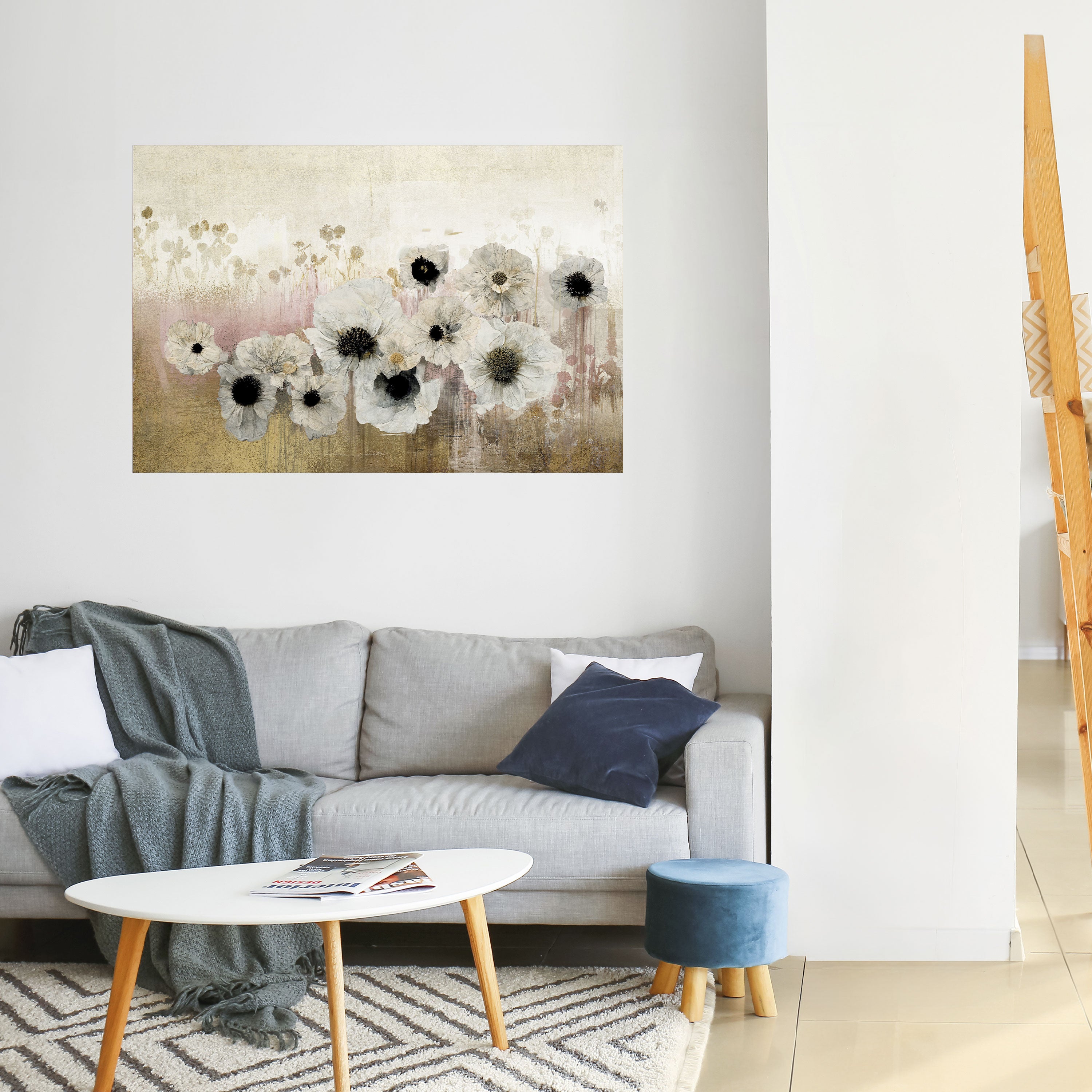 GENTLE VINTAGE HARMONY Peel and Stick Horizontal Poster