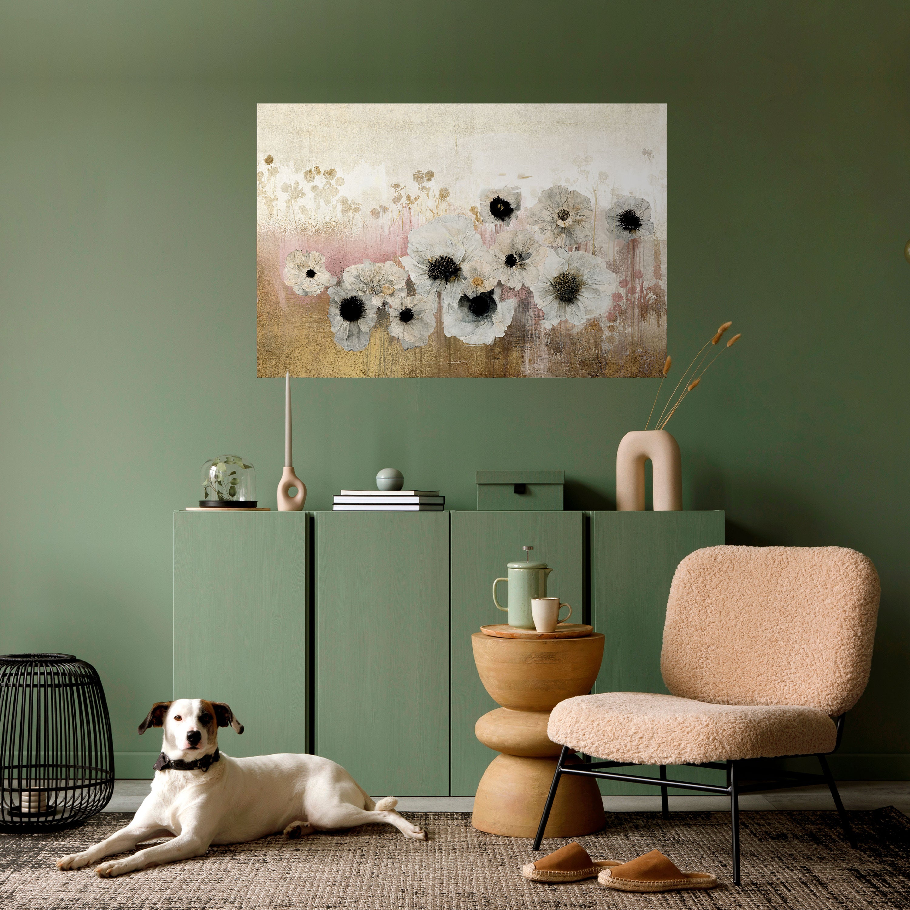 GENTLE VINTAGE HARMONY Peel and Stick Horizontal Poster