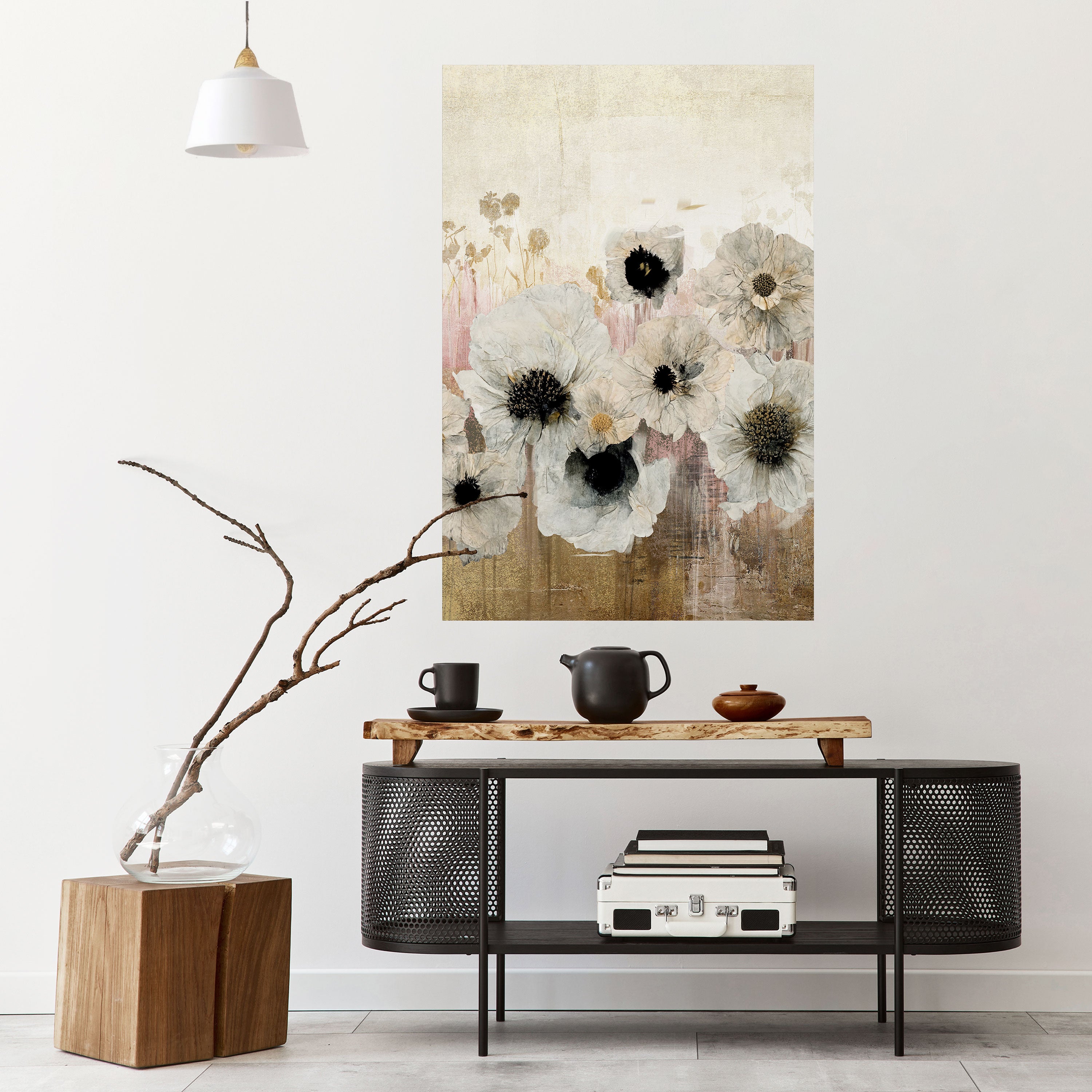 GENTLE VINTAGE HARMONY Peel and Stick Vertical Poster