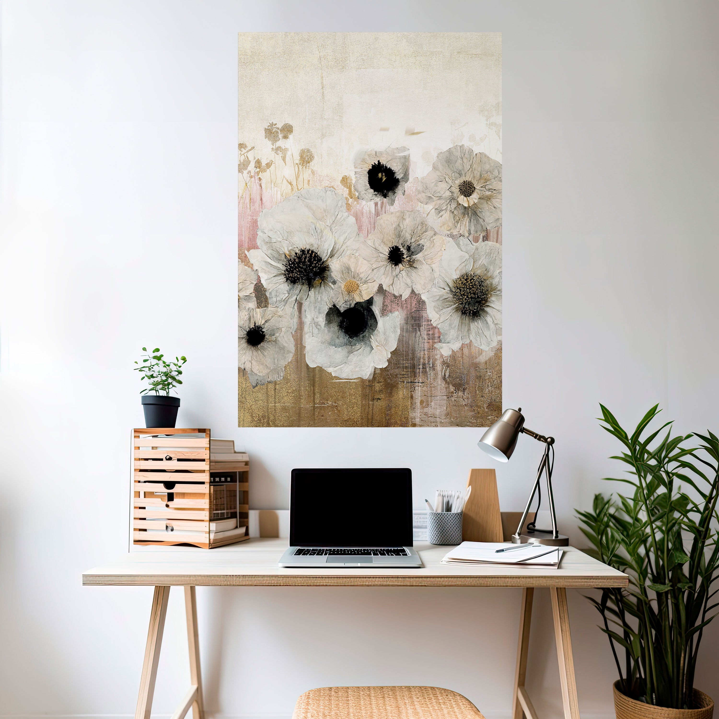 GENTLE VINTAGE HARMONY Peel and Stick Vertical Poster
