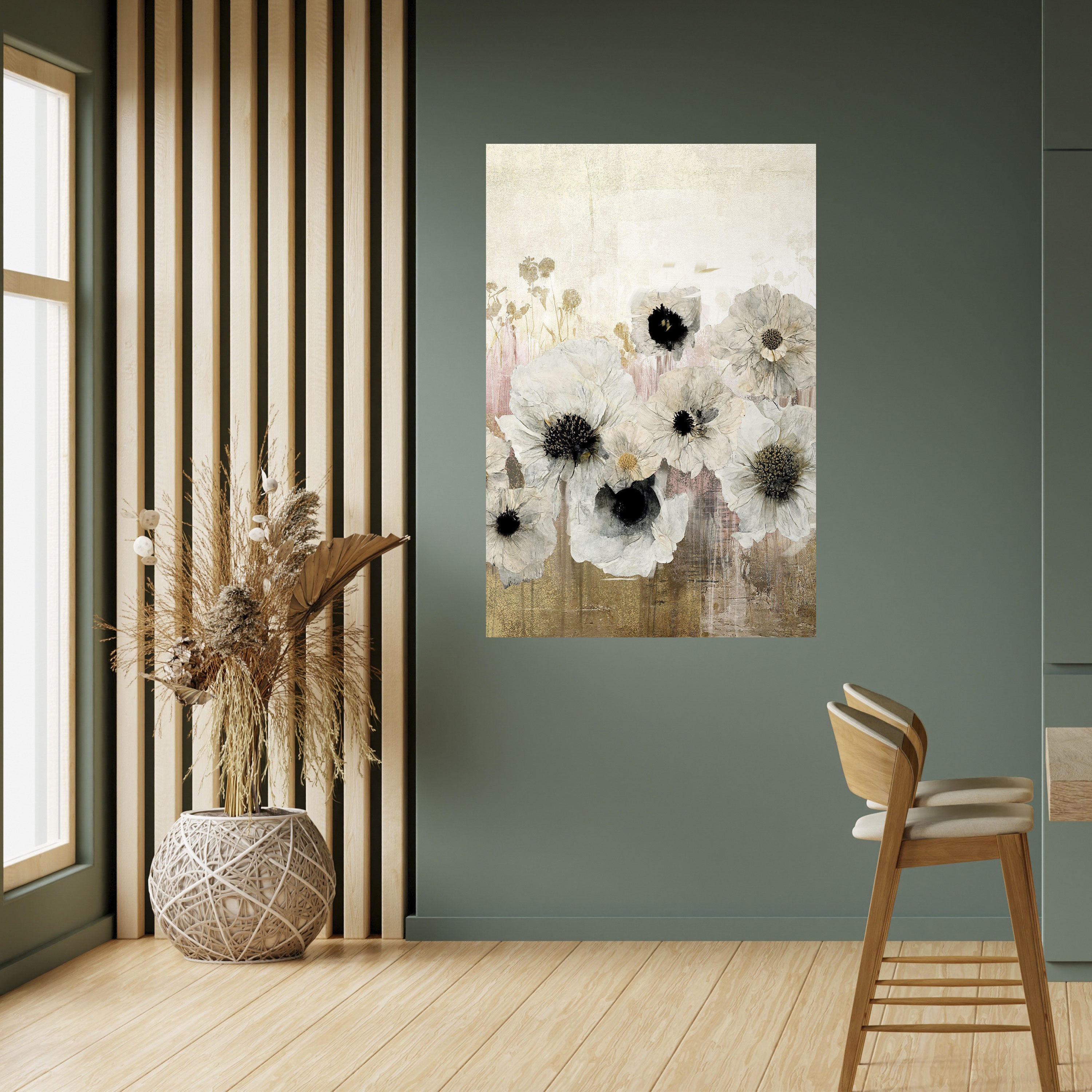 GENTLE VINTAGE HARMONY Peel and Stick Vertical Poster