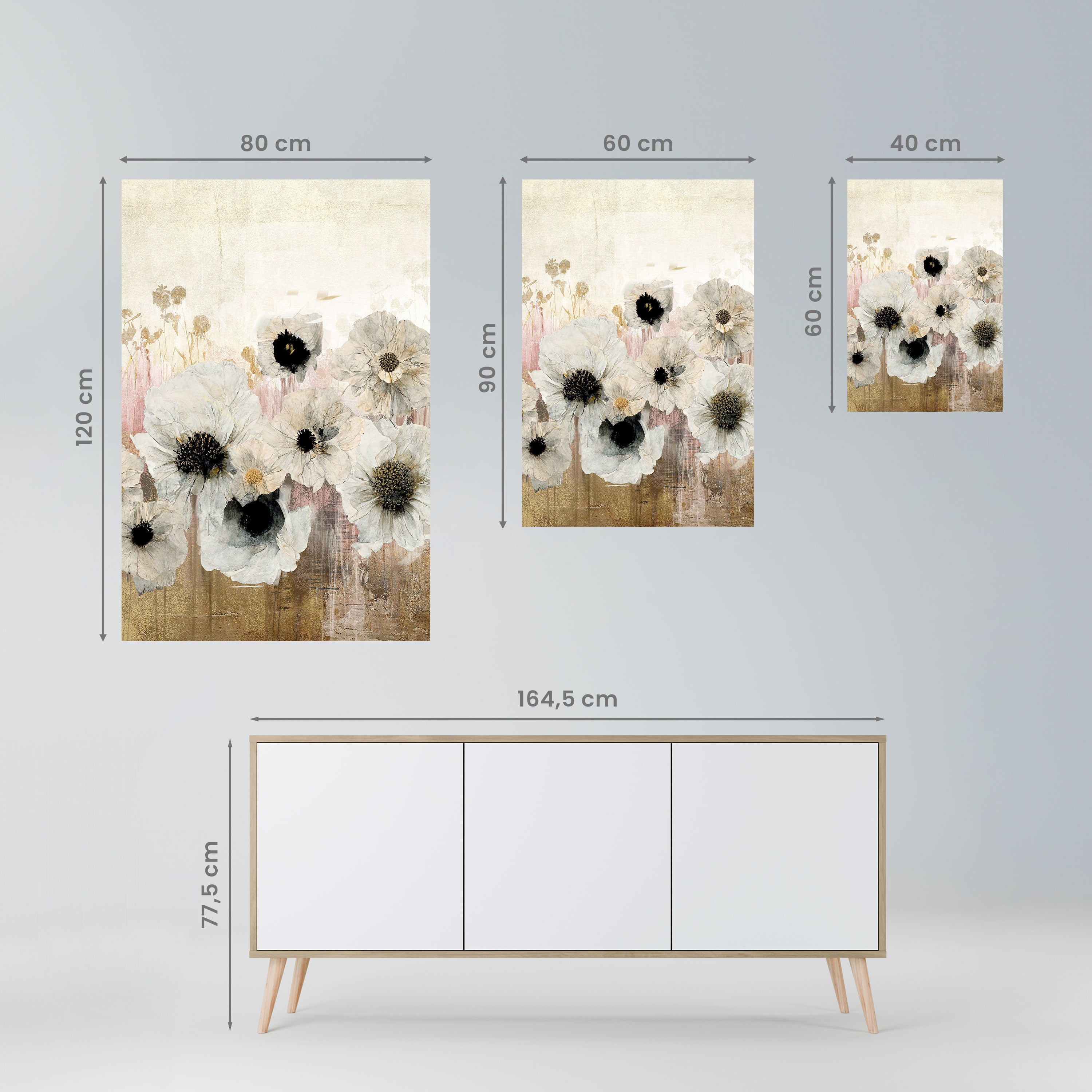 GENTLE VINTAGE HARMONY Peel and Stick Vertical Poster