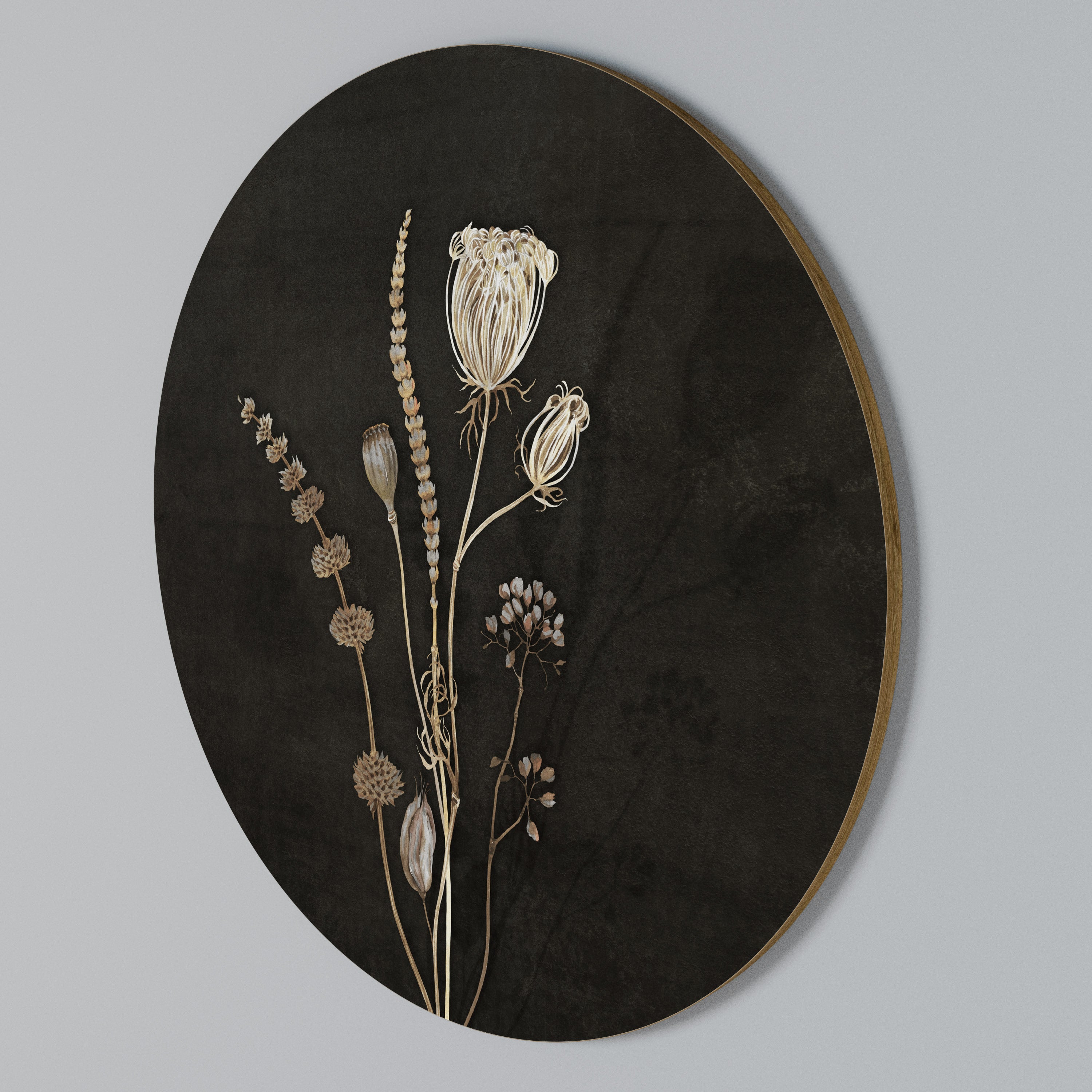 MEADOW ART. Arte de pared redondo