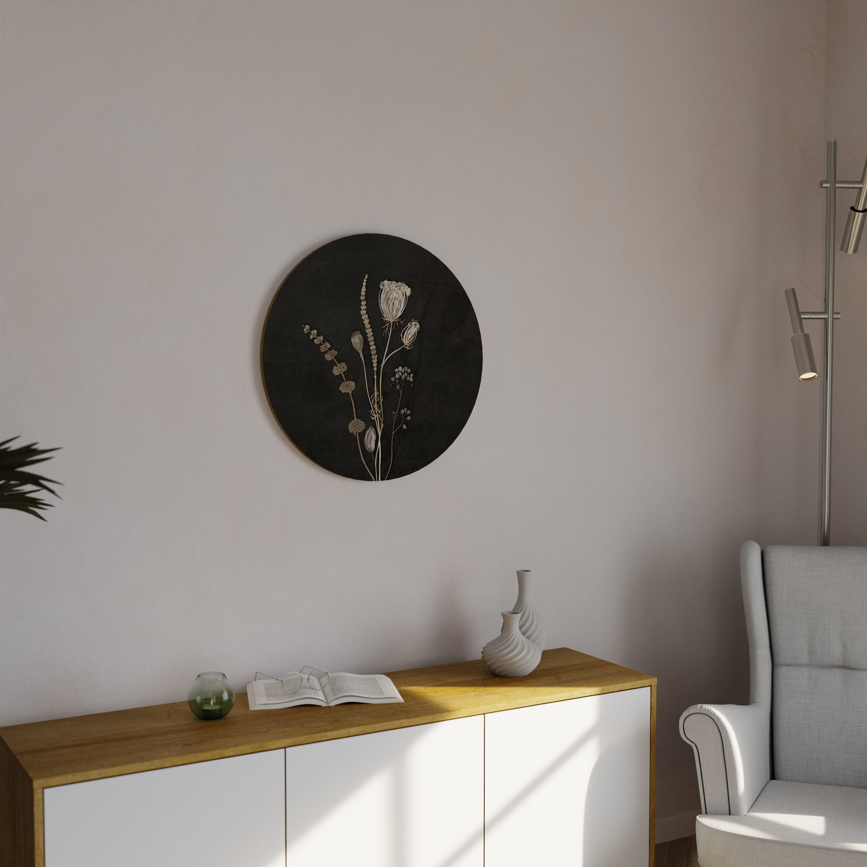 MEADOW ART. Round Wall Art
