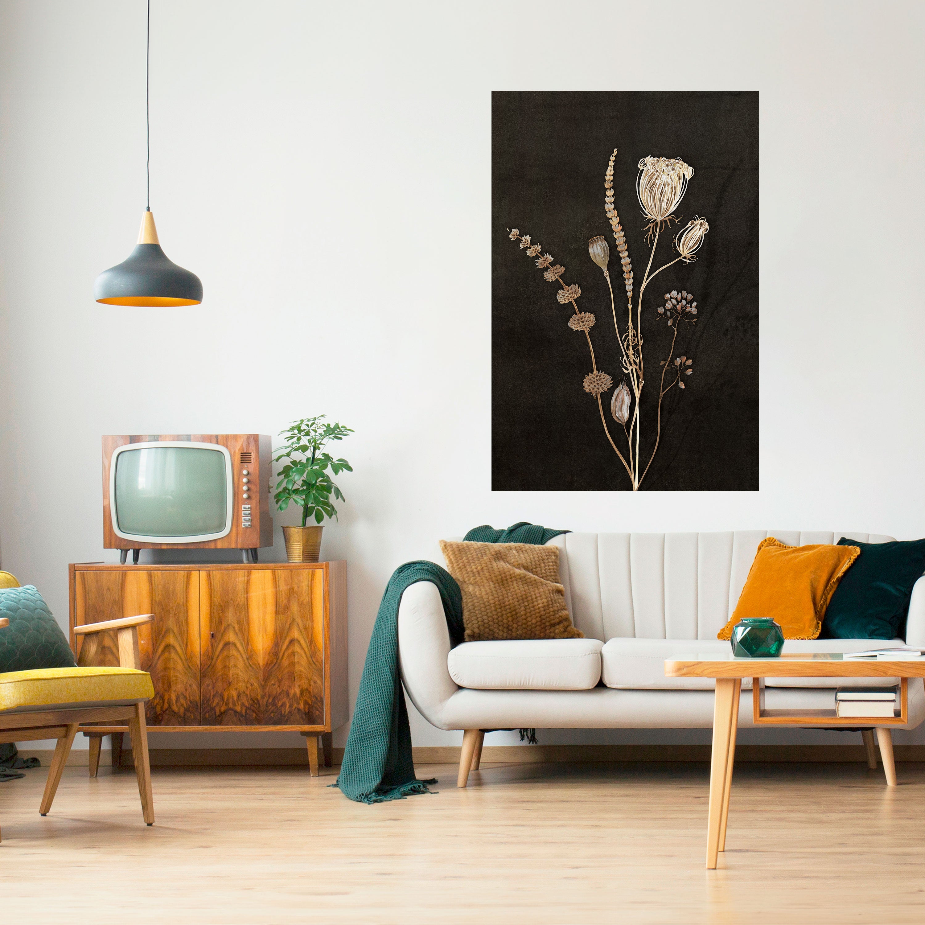 MEADOW ART. Peel and Stick Vertical Poster