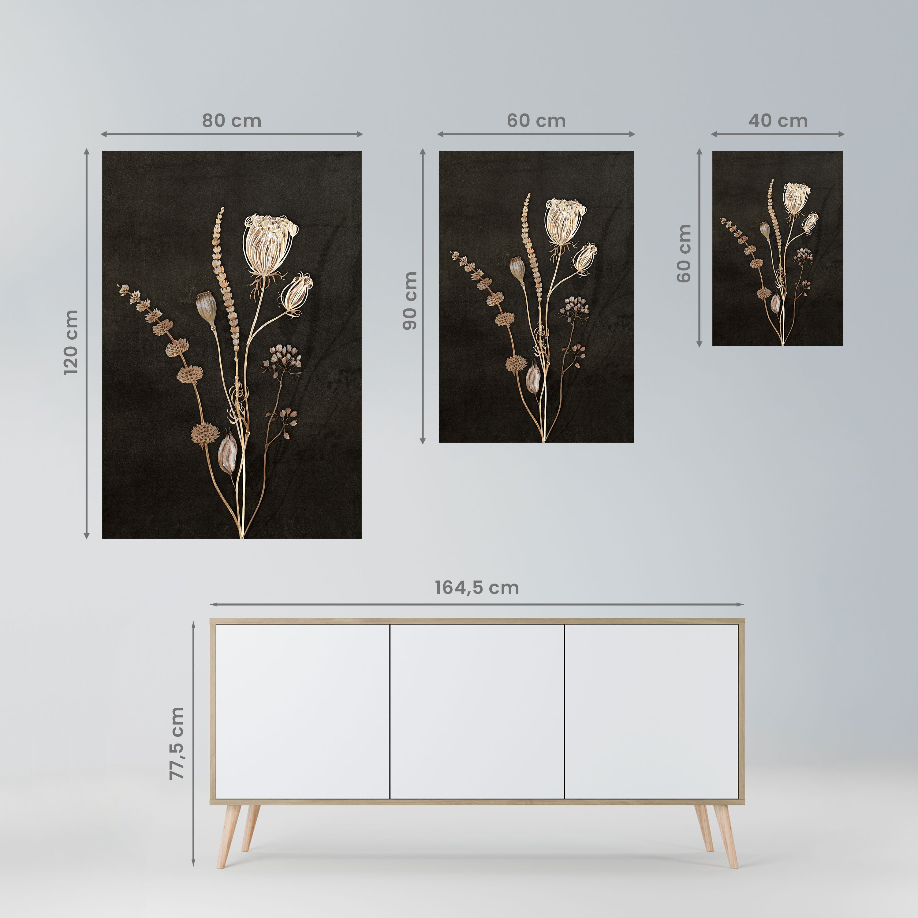 MEADOW ART. Peel and Stick Vertical Poster