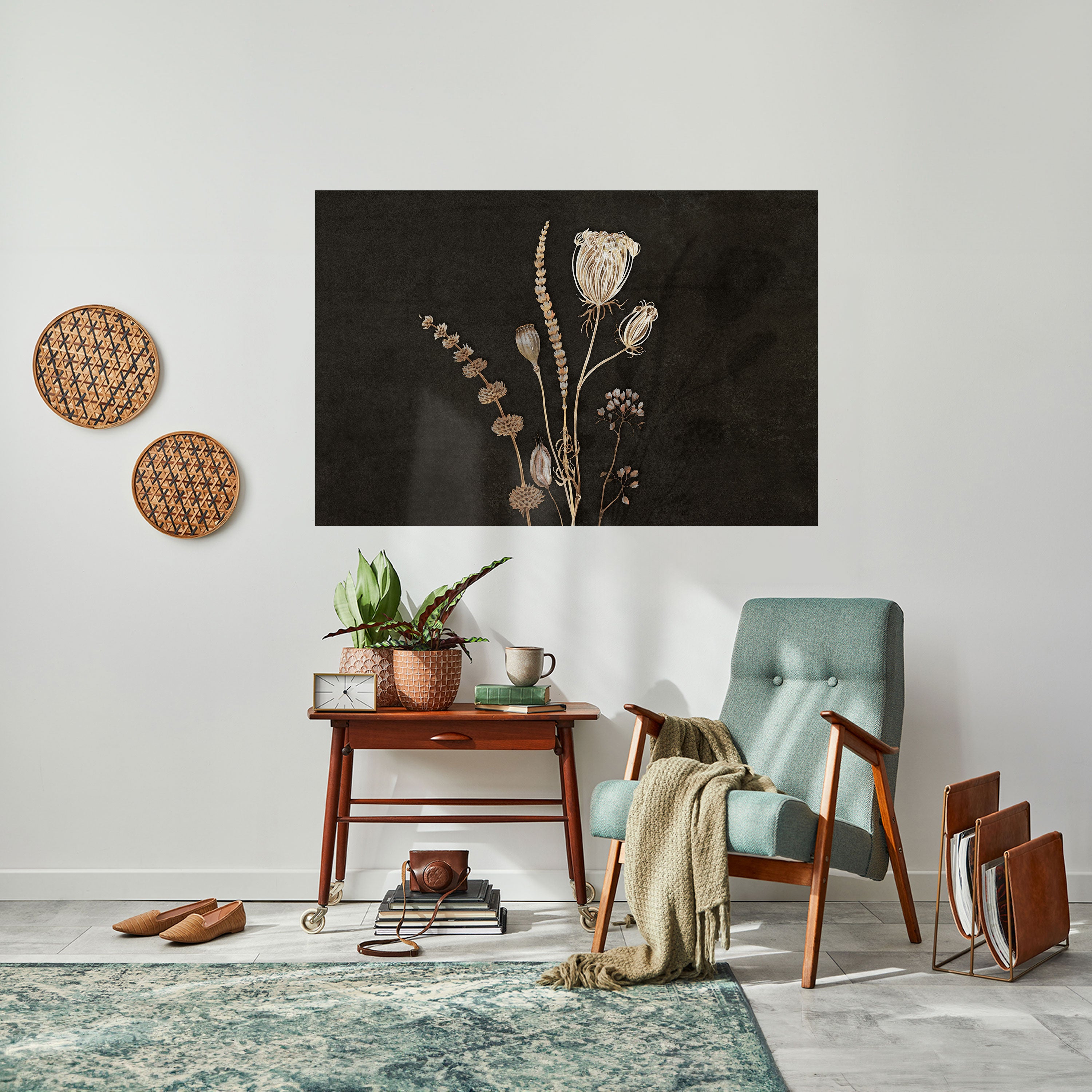MEADOW ART. Peel and Stick Horizontal Poster