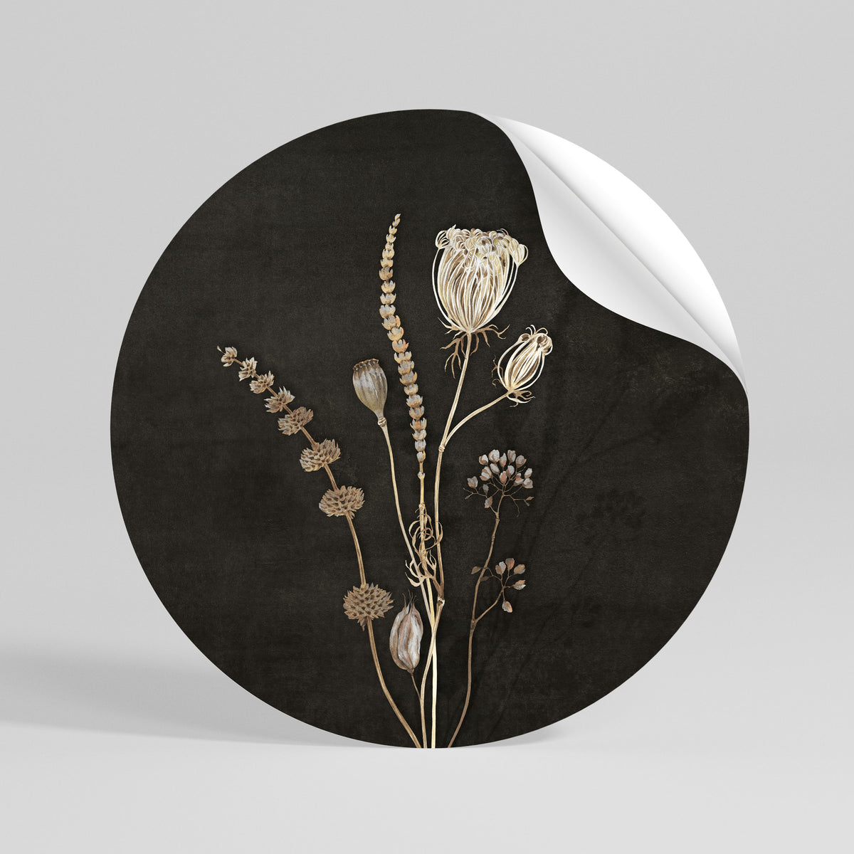 MEADOW ART. Vinilo adhesivo redondo