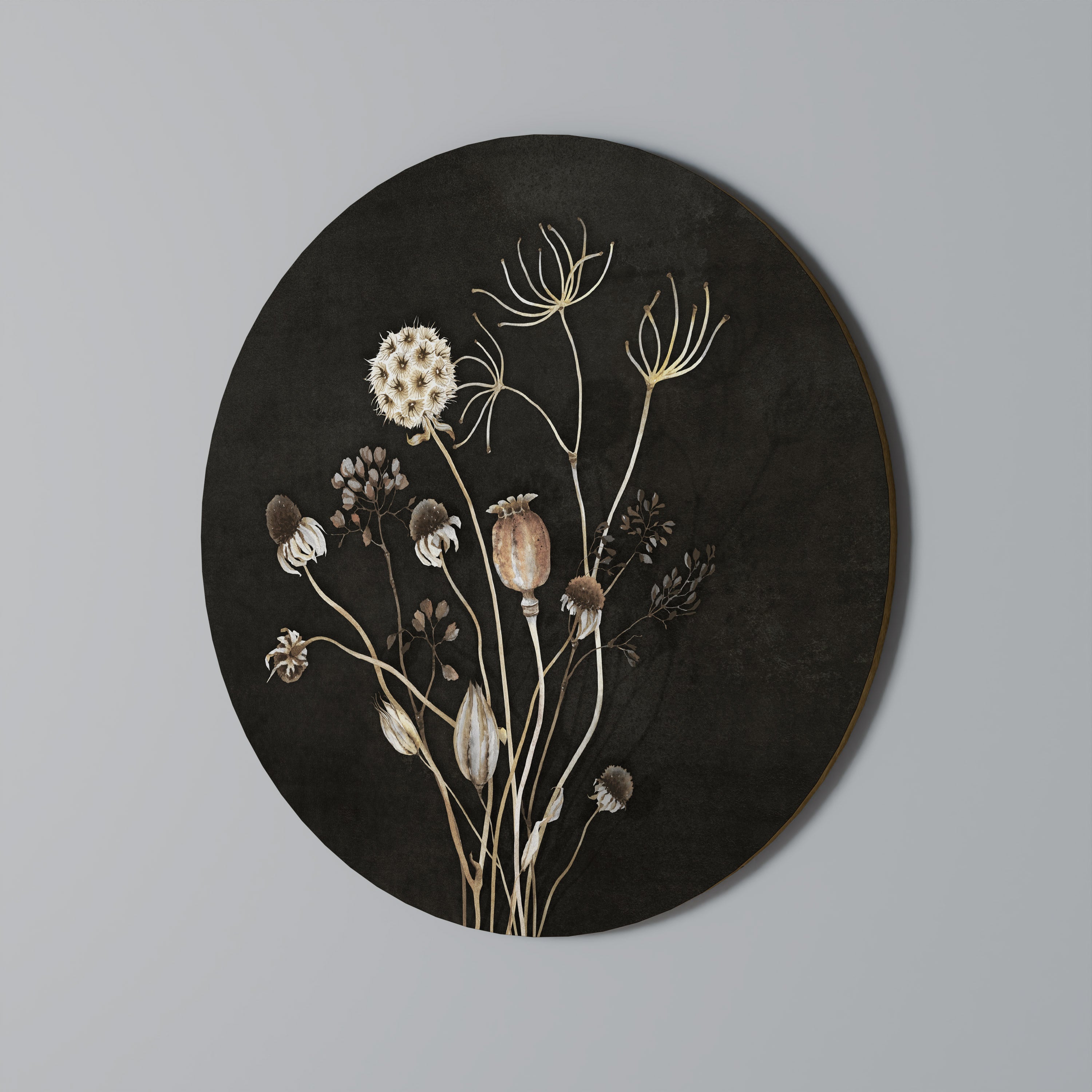MEADOW SHADES Round Wall Art