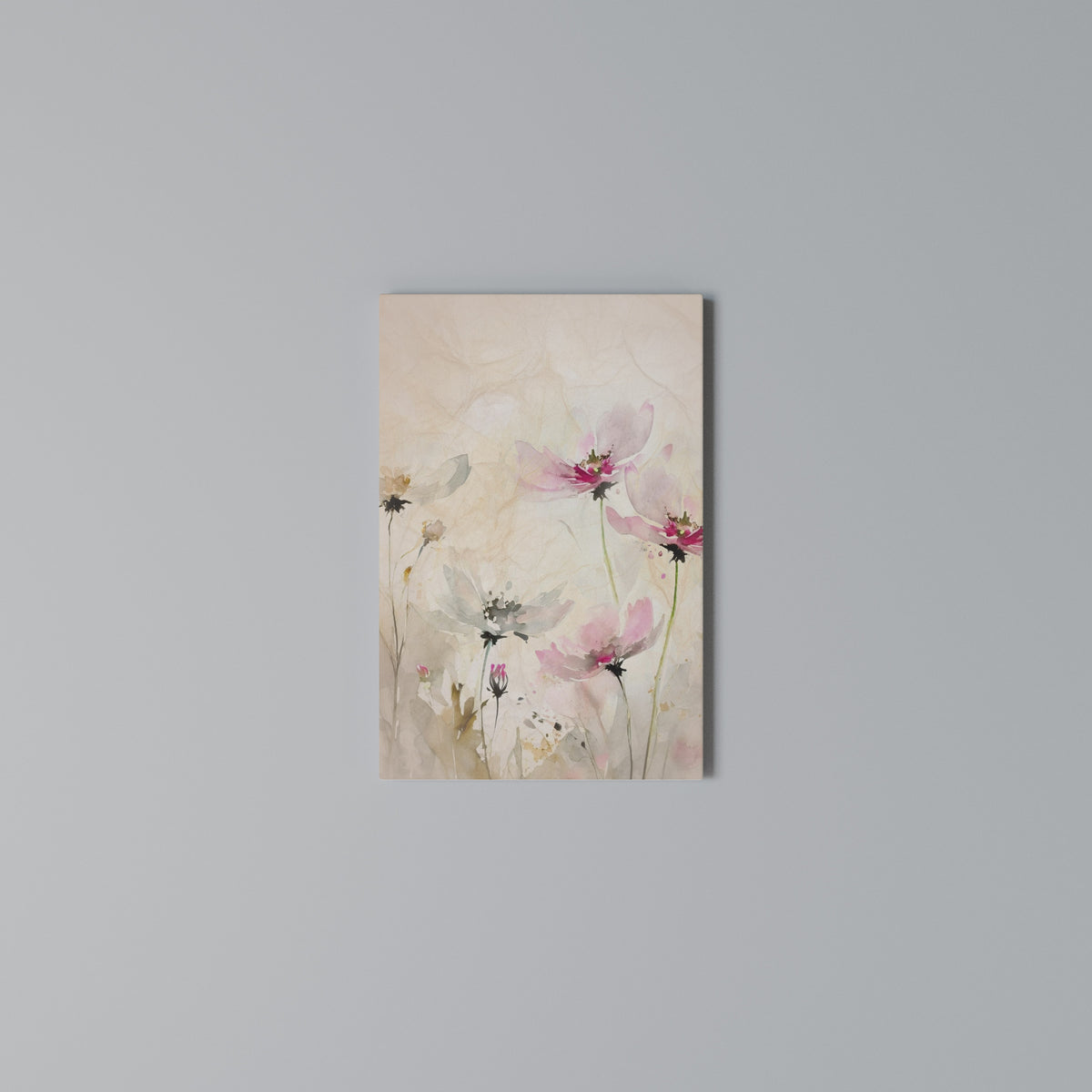 PAINTED LIGHTNESS Cuadro en lienzo vertical
