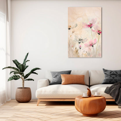 PAINTED LIGHTNESS Cuadro en lienzo vertical