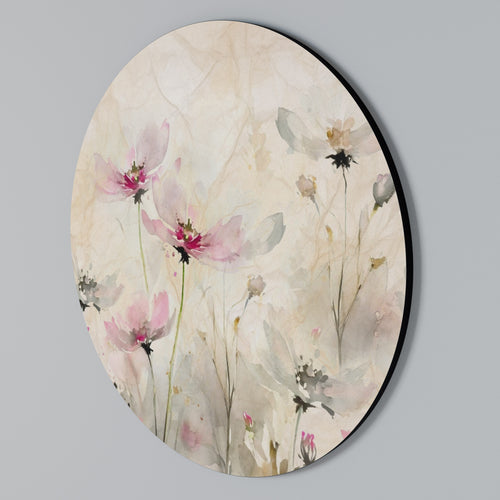 PAINTED LIGHTNESS Round Wall Art
