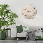 PAINTED LIGHTNESS Round Wall Art
