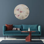 PAINTED LIGHTNESS Round Wall Art