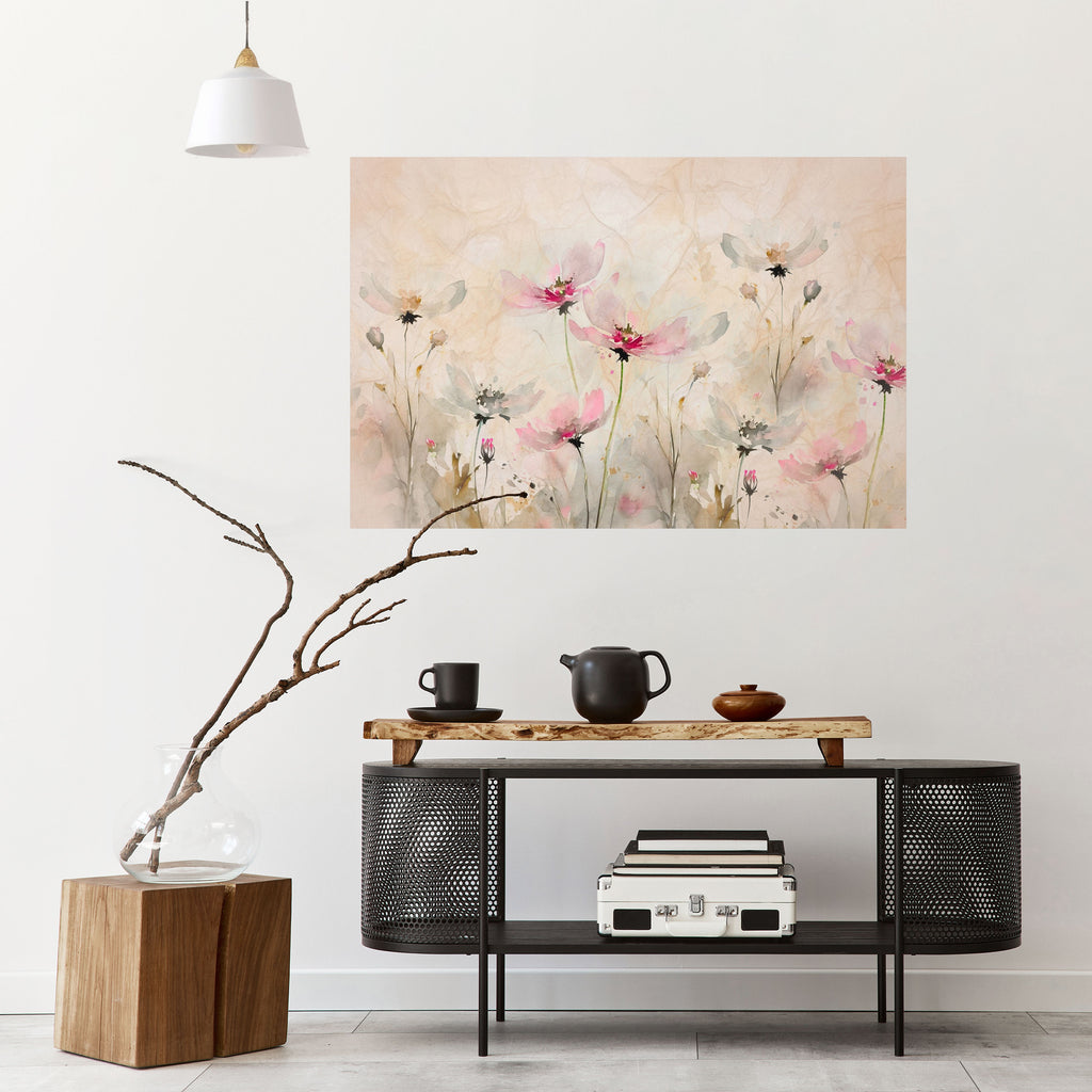 PAINTED LIGHTNESS Peel and Stick Horizontal Poster