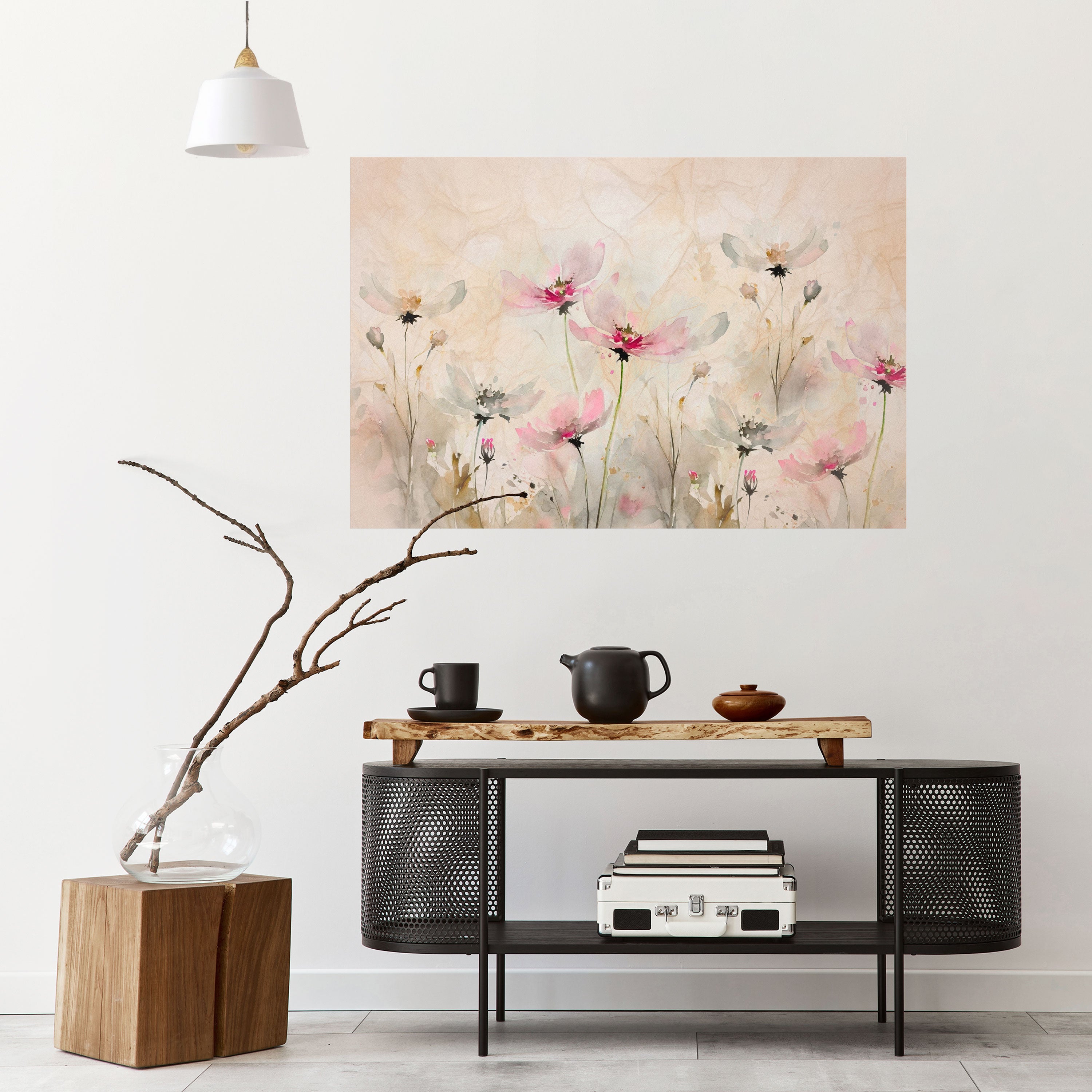 PAINTED LIGHTNESS Peel and Stick Horizontal Poster