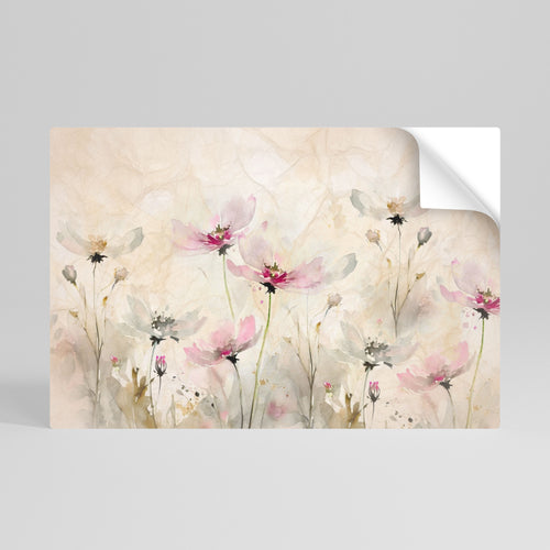 PAINTED LIGHTNESS Póster adhesivo horizontal