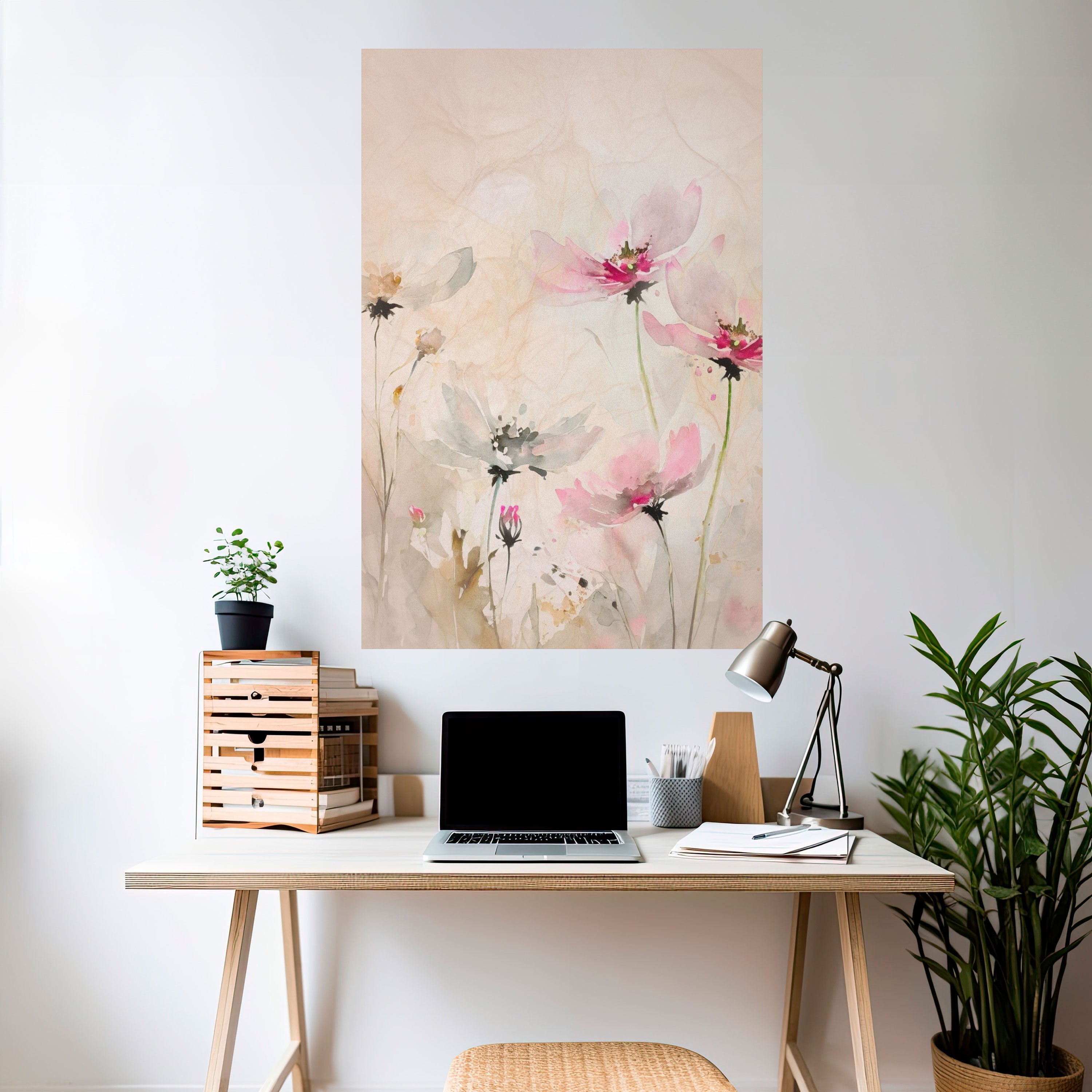 PAINTED LIGHTNESS Peel and Stick Vertical Poster