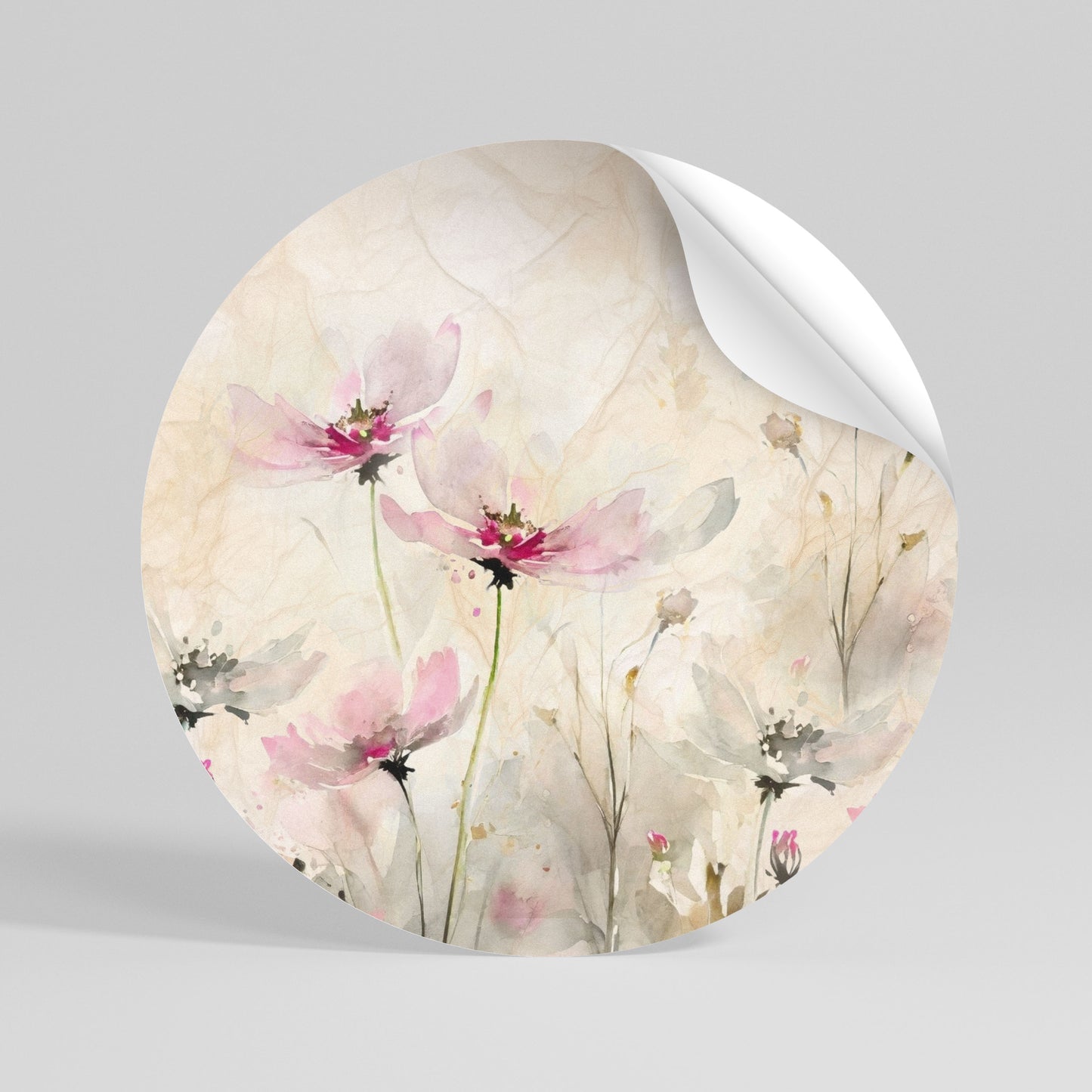 PAINTED LIGHTNESS Vinilo adhesivo redondo