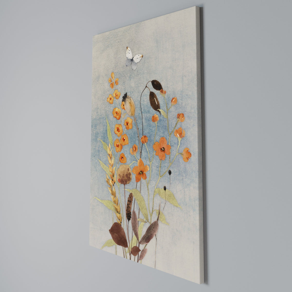 WHISPERS OF WILDFLOWERS Cuadro en lienzo vertical