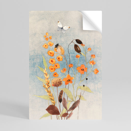 WHISPERS OF WILDFLOWERS Póster adhesivo vertical
