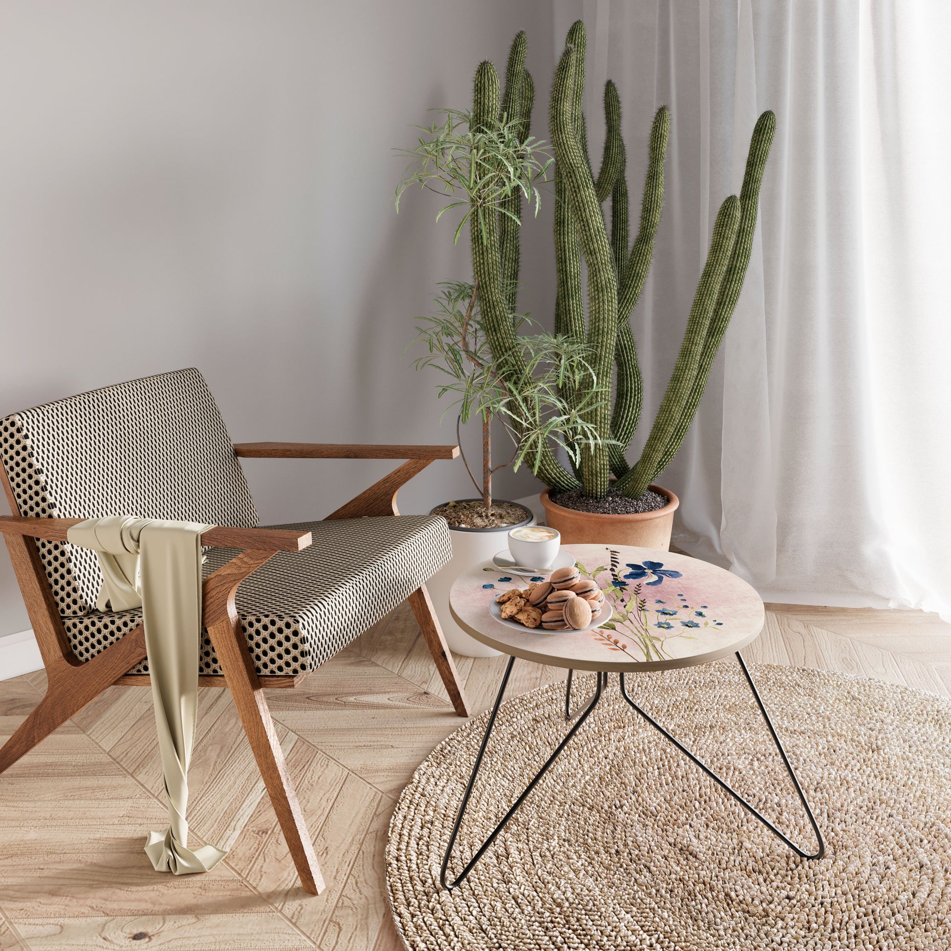 Mesa de centro Cornflower Revenie 60