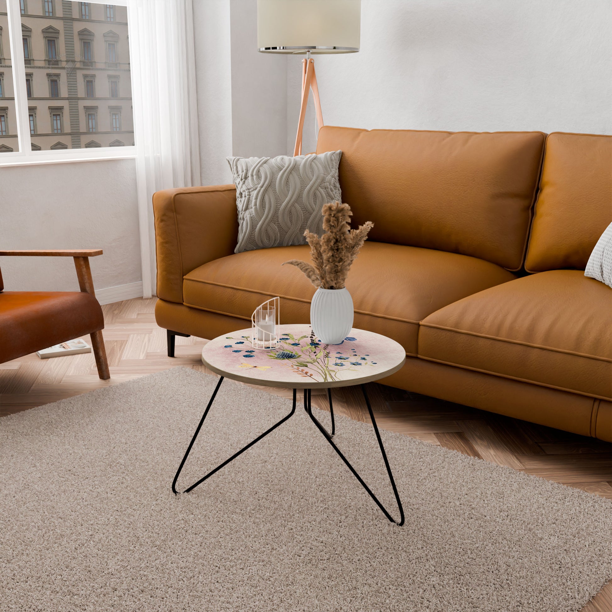 Mesa de centro Cornflower Revenie 60