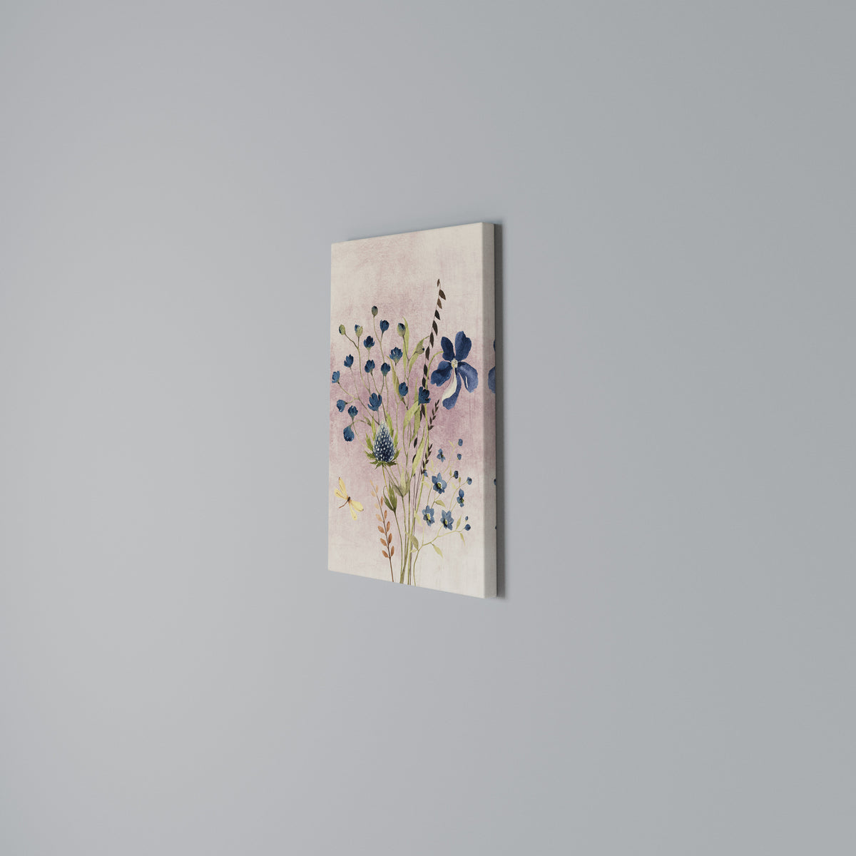 CORNFLOWER REVERIE Cuadro en lienzo vertical