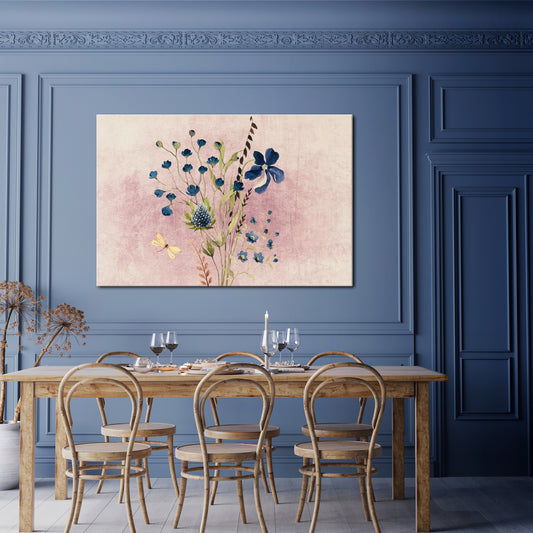 CORNFLOWER REVERIE Cuadro en lienzo horizontal