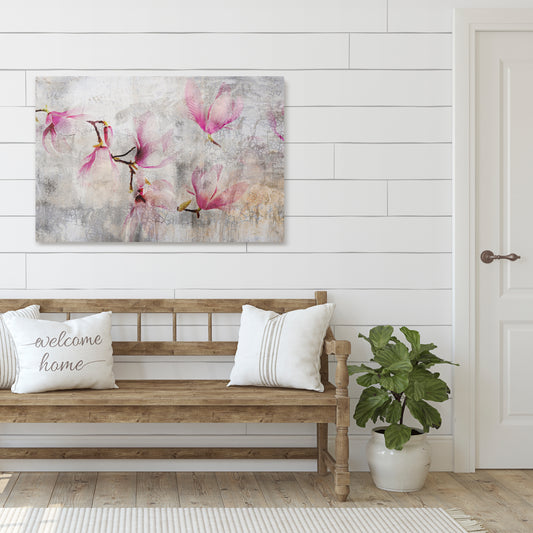 ASTONISHING MAGNOLIA Cuadro en lienzo horizontal