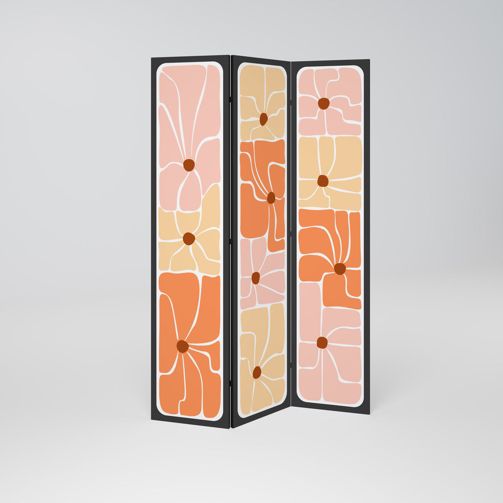Biombo decorativo de 3 paneles FINE CURRENTS