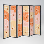 FINE CURRENTS 6-Panel Room Divider