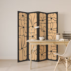 TRANQUIL CURRENTS Biombo de 4 paneles