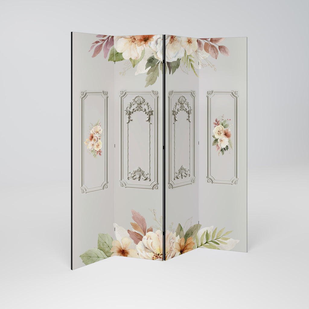 ELEGANT SHIELD Decorative 4-Panel Room Divider